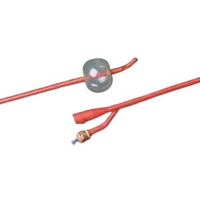 Buy Bard Bardex Lubricath Two-Way Tiemann Model Red Foley Catheter With 5cc Balloon Capacity