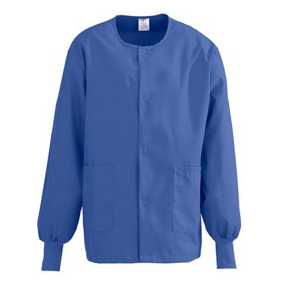 Buy Medline ComfortEase Unisex Crew Neck Warm-Up Jacket - Marine Blue