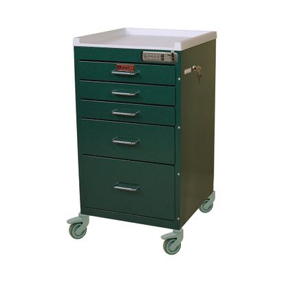 Buy Harloff Mini Line Short Five Drawer Anesthesia Cart