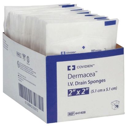 Buy Covidien Dermacea IV 2s Sterile Drain Sponge