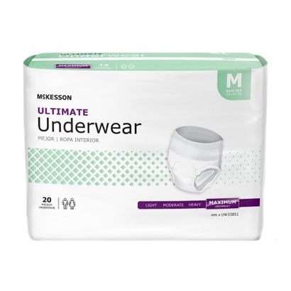 Buy Mckesson Ultimate Maximum Absorbent Disposable Unisex Adult Underwear