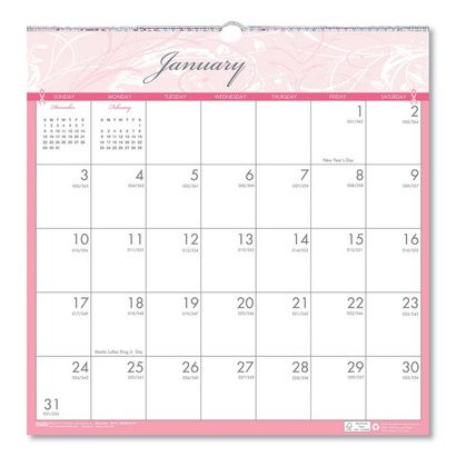 Buy House of Doolittle Breast Cancer Awareness 100% Recycled Monthly Wall Calendar