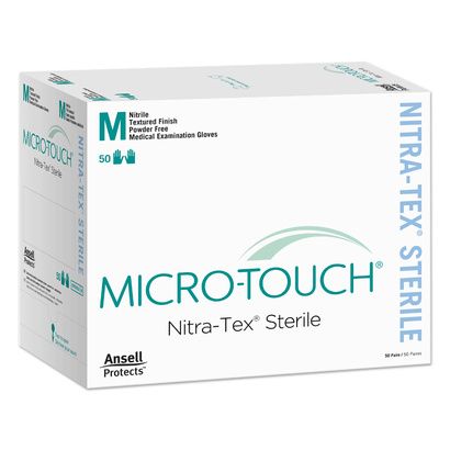 Buy Ansell Micro-Touch Nitra-Tex Nitrile Single Exam Gloves