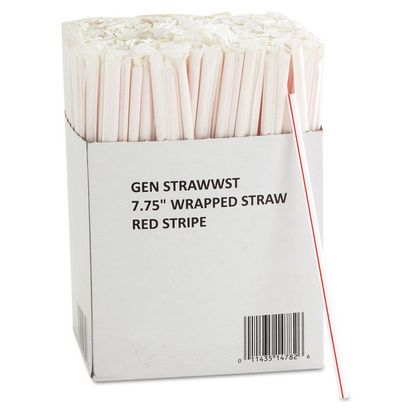 Buy GEN Wrapped Jumbo Straws