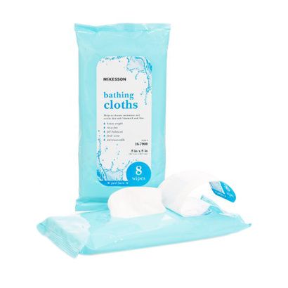 Buy McKesson Rinse-Free Bathing Cloths