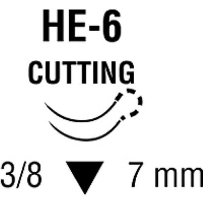 Buy Medtronic Sofsilk Reverse Cutting Suture with Needle HE-6