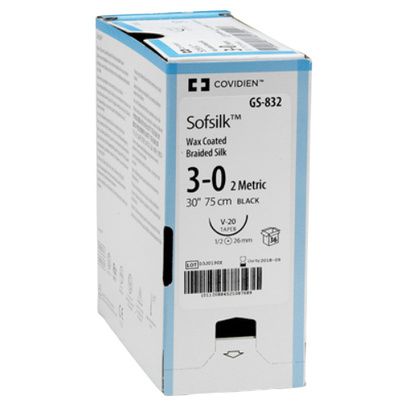 Buy Medtronic Sofsilk Taper Point Suture with Needle CV-24