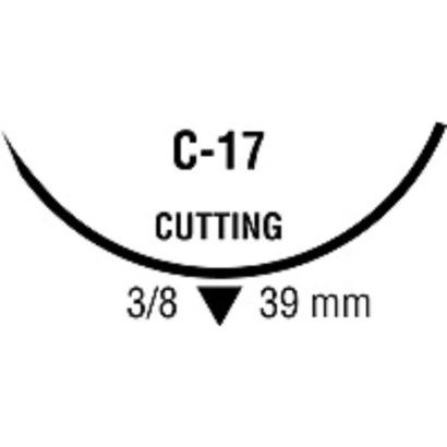 Buy Medtronic Sofsilk Reverse Cutting Suture with Needle C-17