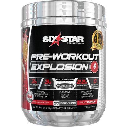 Buy MuscleTech Six Star Pre Workout Explosion Dietary Supplement