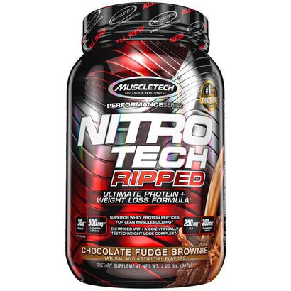 Buy MuscleTech Performance Series Nitro Tech Ripped Protein Powder