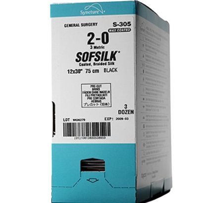 Buy Medtronic Sofsilk Reverse Cutting Suture with Needle GS-10