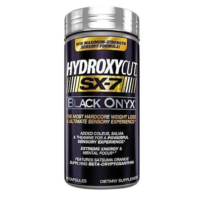 Buy MuscleTech Hydroxycut SX-7 Black Onyx Pumped Dietary Supplement