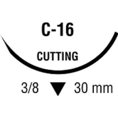 Buy Medtronic Sofsilk Reverse Cutting Suture with Needle C-16