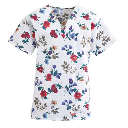 Buy Medline ComfortEase Ladies V-Neck Two-Pocket Scrub Tops - Autumn Glow