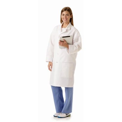 Buy Medline Unisex SilverTouch Staff Length Lab Coats