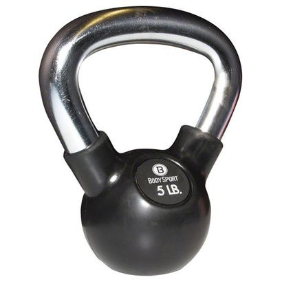 Buy Body Sport Rubber Chrome Kettlebells