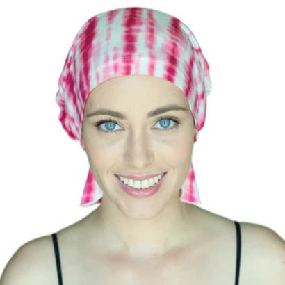 Buy Chemo Beanies Tanisha Pink Tie-Dye Soft Jersey Knit