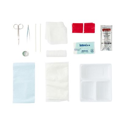 Medline Central Line Dressing Trays with Alcohol and PVP