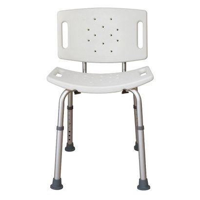 Buy Essential Medical Adjustable White Shower Bench