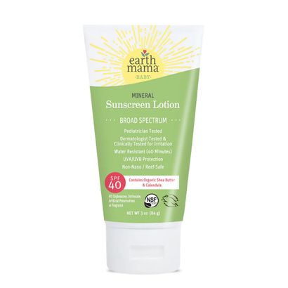 Buy Earth Mama Baby Mineral Sunscreen Lotion SPF 40