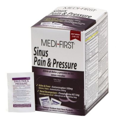 Buy Mediqu Medi First Sinus Pain & Pressure Relief Tablets
