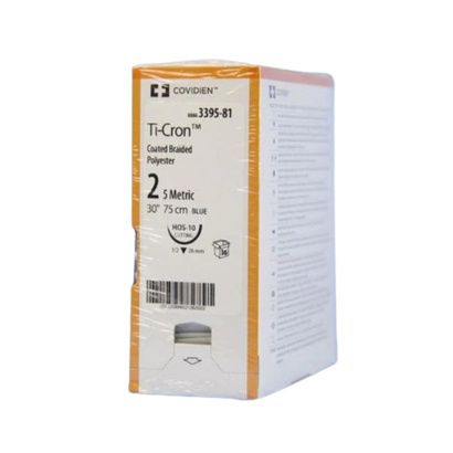 Buy Medtronic Ti-cron Reverse Cutting Polyester Suture with HOS-12 Needle