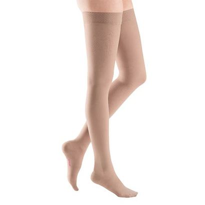 Buy Medi USA Mediven Comfort Thigh High 30-40 mmHg Compression Stockings w/ Beaded Silicone Band Open Toe