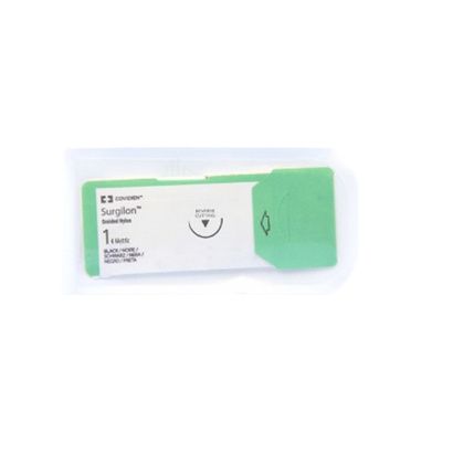 Buy Medtronic Surgilon Reverse Cutting Braided Nylon Suture with HOS-12 Needle