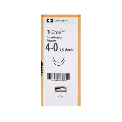 Buy Medtronic Ti-cron Taper Point Polyester Suture with CV-24 Needle