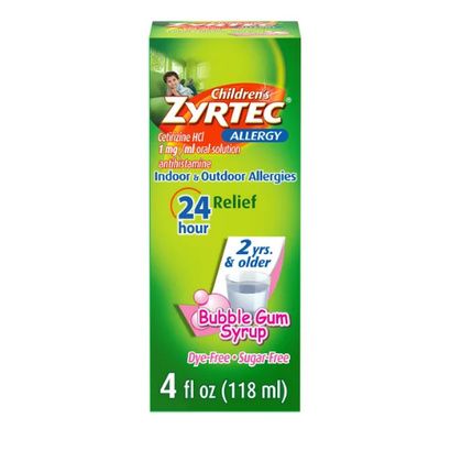 Buy Zyrtec Children's Allergy Relief Syrup