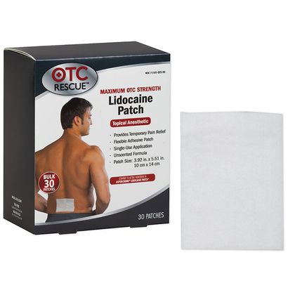 Buy OTC Rescue Pain Relief Lidocaine Patch