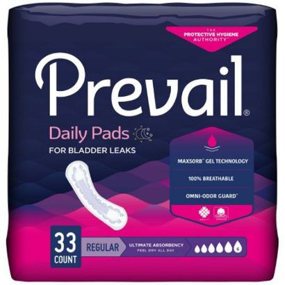 Buy Prevail Bladder Control Heavy Absorbency Daily Pads