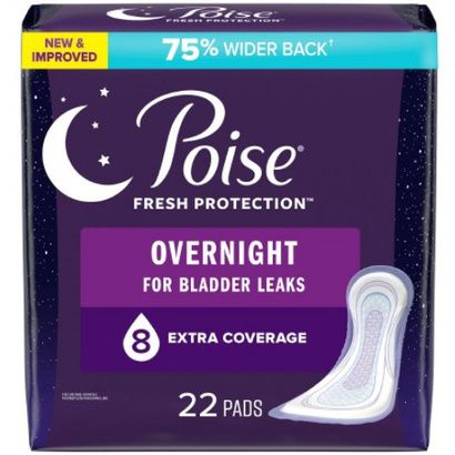 Buy Poise Overnight Incontinence Pads - Heavy Absorbency