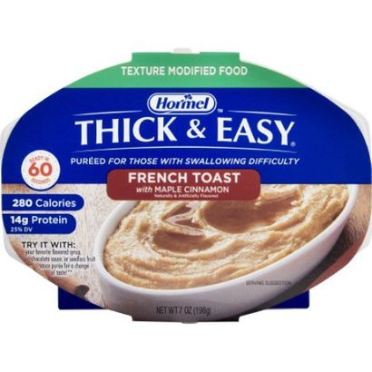 Buy Thick & Easy Purees Maple Cinnamon French Toast Puree Tray