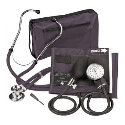 Buy Veridian Sterling ProKit Sphygmomanometer Reusable Aneroid & Stethoscope Set