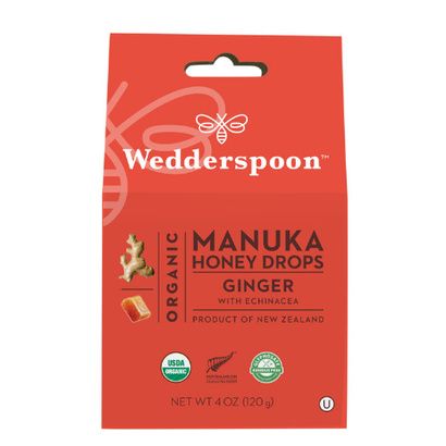 Buy Wedderspoon Manuka Honey Drops Ginger Supplements