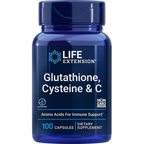 glutathione life extension foundation is an antioxidant in the body made up of three amino acids: 1 glycine, 2 cysteine and 3 glutamate.,  It is sometimes nicknamed the master antioxidant.  Our glutathione formula Life Extension Glutathione, Cysteine &
