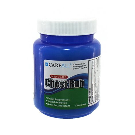 Careall Chest Rub Medicated 4 oz 113 g