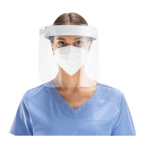 Lot De 12 Visières De Protection Complète Avec Bandeau Mousse - Taille L - Transparentes