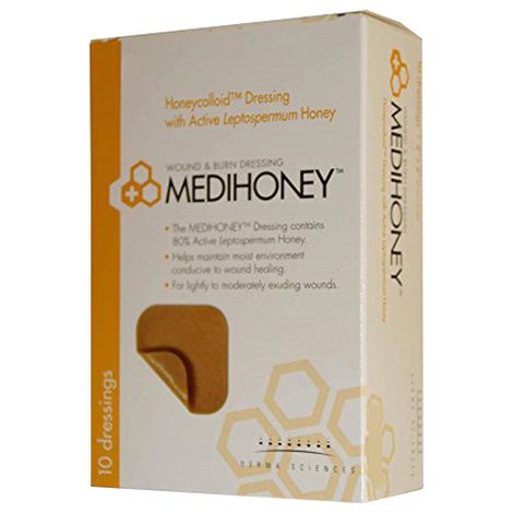 Derma Sciences Medihoney Honeycolloid Dressing - Non-Adhesive