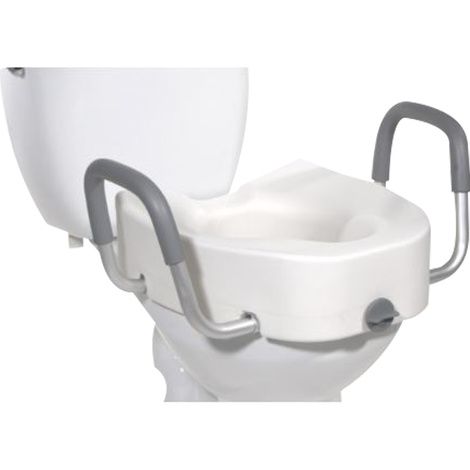 Graham Field Locking Raised Toilet Seat With Removable Armrests Graham Field Locking Raised Toilet Seat With Removable Armrests