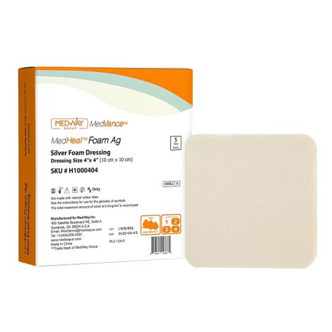 silver foam dressing for wound vac SilverMed Antibacterial Foam Dressing | Wound Care