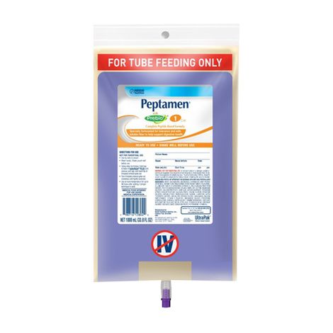 peptamen l-carnitine source 1.5 with Prebio1, UltraPak 1000mL or as a transition diet from TPN PEPTAMEN Peptide-Based Formula | Nestl