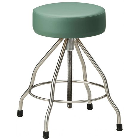 Clinton SS-2179 Stainless Steel Stool with Rubber Feet and