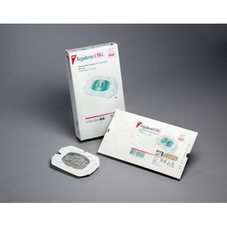 3M Tegaderm CHG Chlorhexidine Gluconate IV Securement Dressing-Application