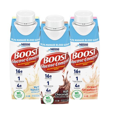Nestle Boost Glucose Control, 8 fl. oz | Ensure for Diabetics Nestle Boost Glucose Control, 8 fl. oz | Ensure for Diabetics