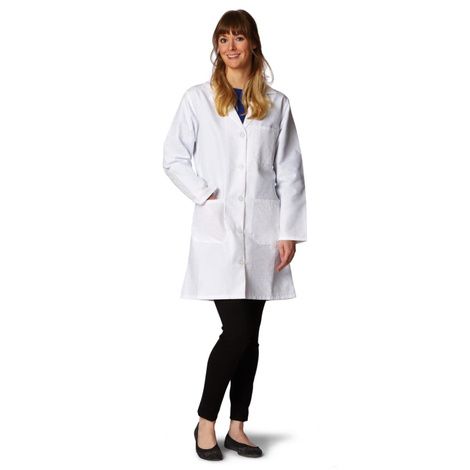 Buy Medline Ladies Classic Staff Length Lab Coat [Use FSA$]