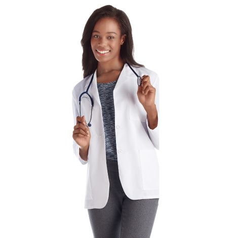 Shop White Swan Women's 28-inch Meta Lab Coat - 15104 | Lab