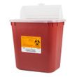 Medical Action Biohazard Stackable Sharps Container with Locking Lid