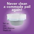 Buy Carebag Commode Liner with Super Absorbent Pad